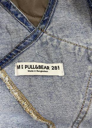 Джинсовий комбінезон pull&bear4 фото