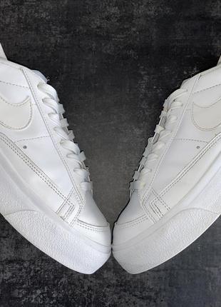 Шкіряні кросівки nike blazer low platform, оригінал, р-р 41 уст 26,5 см5 фото