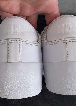 Шкіряні кросівки nike blazer low platform, оригінал, р-р 41 уст 26,5 см6 фото