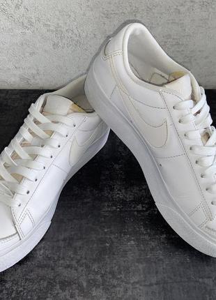 Шкіряні кросівки nike blazer low platform, оригінал, р-р 41 уст 26,5 см10 фото