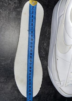 Шкіряні кросівки nike blazer low platform, оригінал, р-р 41 уст 26,5 см9 фото
