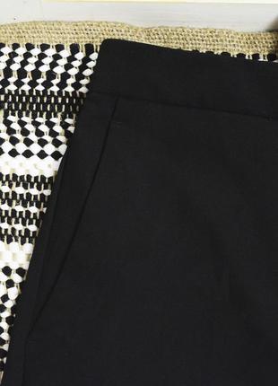 Новые черные широкие классические брюки zara9 фото