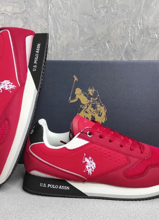 Кроссовки мужские u.s. polo assn. 42р. (оригинал) red1 фото