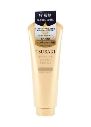 Відновлювальний тритмент-маска для волосся shiseido tsubaki premium blk1 hair treatment, 180 гр.