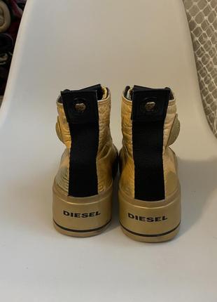 Кросівки diesel astico gold sneakers3 фото
