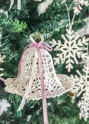 Новогоднее украшение "колокольчик" / украшения на елку / рождественский декор4 фото