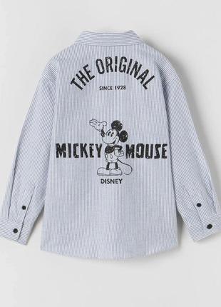 Рубашка zara disney mickey maus 8-9 лет2 фото