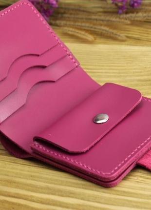 Комплект "bright"_ ferro glossy (шкіряний гаманець і обкладинка на паспорт)3 фото