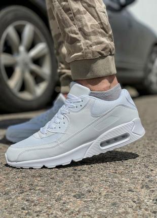 Sale! кроссовки мужские air max белые7 фото