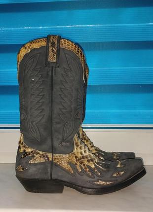 Колбойки sancho boots 39 нубук, кожа питона1 фото