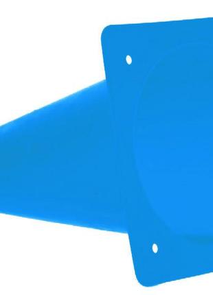 Конус-фишка спортивная easyfit для тренировок синяя 32 см (инвентарь для разметки полей, для игр и тренировок)2 фото