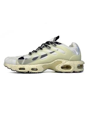 👟nike air max tn terrascape plus (белые с бежевым)2 фото