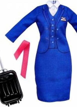 Набор одежда для барби стюардесса fashions barbie mattel.
