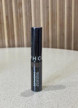 Тушь для бровей sephora volumizing fiber brow gel - 08 chocolate brown