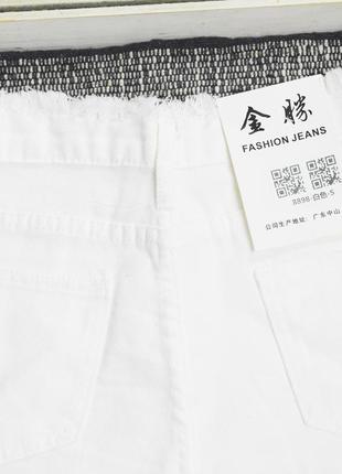 Новые белые джинсовые шорты taobao5 фото