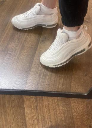 Кроссовки nike air max 97 "white"9 фото