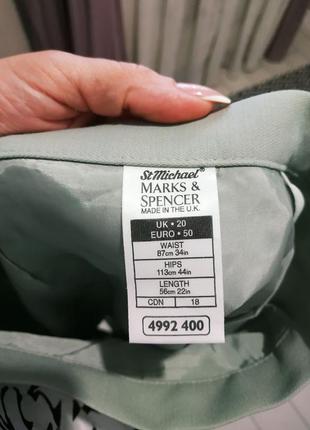 Нежно мятный костюм с юбкой 50р marks& spencer9 фото