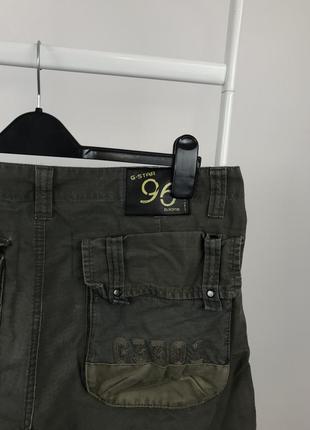 Карго шорты g star raw khaki military vintage y2k ralph acne prada stussy carhartt4 фото