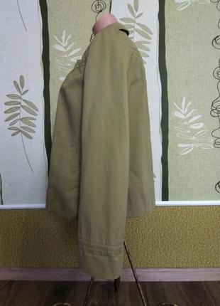 Котоновая легкая курточка ветровка цвет хаки размер 38/362 фото