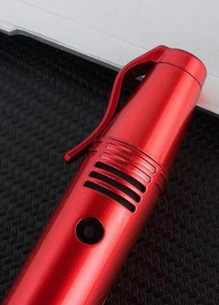Ручка мобільний телефон портативний з камерою 0.08 mp і bluetooth ak 007 (червоний)8 фото