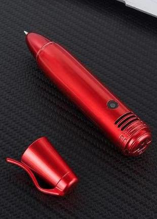 Ручка мобільний телефон портативний з камерою 0.08 mp і bluetooth ak 007 (червоний)9 фото