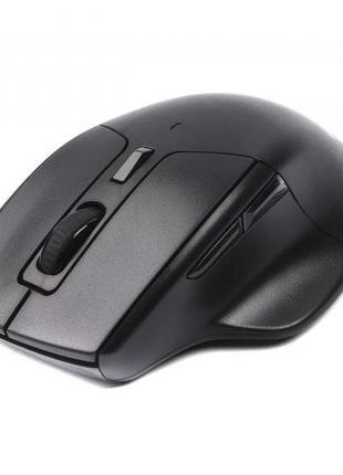 Мышь беспроводная maxxter mr-407, 6 кнопок, оптическая, 1600 dpi, usb, черная