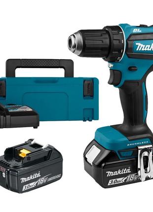 Шурупокрут акумуляторний makita ddf485rfj (50 нм, 1.5-13 мм, bl, lxt)