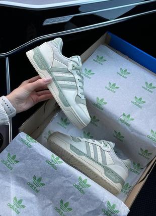 🔥женские кроссовки adidas originals rivarly beige olive3 фото