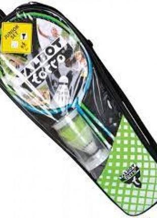 Набір для бадмінтону talbot torro badminton set attacker junior (449401)