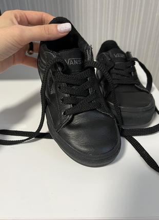 Кожаные кеды vans 18см 28р