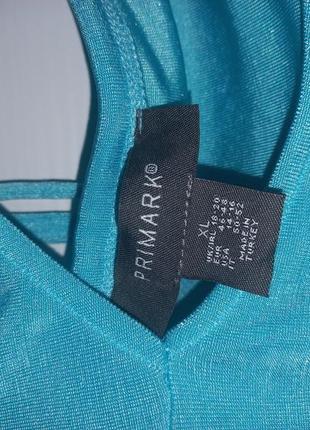 Блакитна міні сукня сарафан primark xl uk 18 uk 206 фото