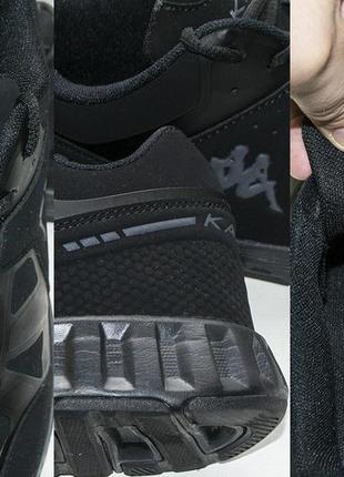 Кроссовки kappa diamond folly oc premium triple black 45 р. оригинал7 фото