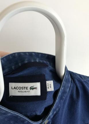Рубашка с длинным рукавом lacoste garment dyed ralph hilfiger calvin klein3 фото
