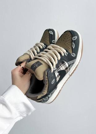 Кроссовки travis scott x nike sb dunk low6 фото