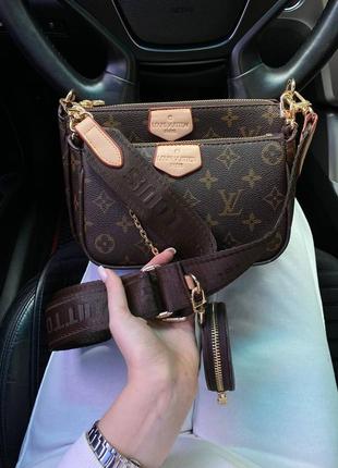 Женская сумочка multi brown2 фото