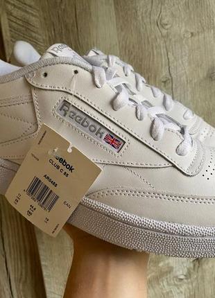 Чоловічі шкіряні кросівки reebok club c 85