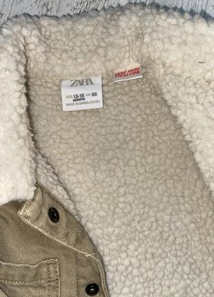Zara куртка 86 см 12-18 м. для хлопчика2 фото