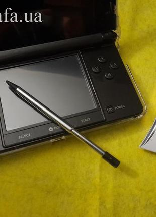 Стилус выдвижной 1шт для old nintendo 3ds (черный) black stylus