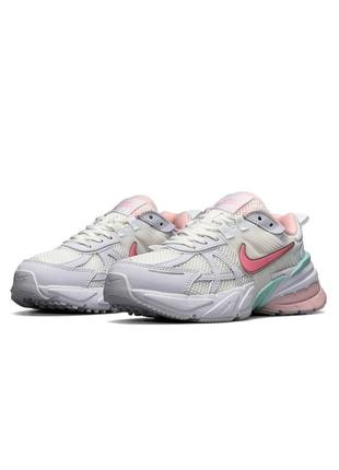 Женские кроссовки nike runtekk wmns white pink2 фото