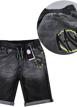 Шорти для хлопців джинсові 28/134-146/152