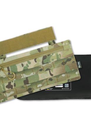 Захист живота з балістичним пакетом militex 30.5*13.5 см 1 клас захисту multicam original