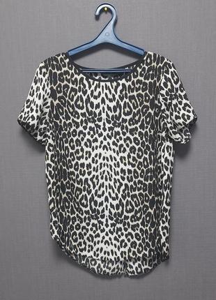 !!!акційна ціна!!!легка жіноча сорочка з леопардовим принтом вільного крою