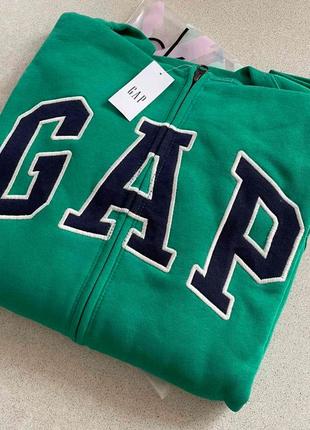 Gap logo zip hoodie1 фото