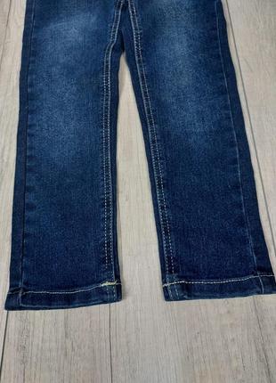 Детские джинсы impidimpi для девочки синие размер 110 (5 лет)3 фото