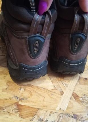 Кожаные не промокнутые на мембрами ботинки ботинки salomon gore-tex6 фото