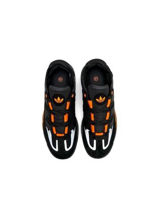 Чоловічі кросівки adidas niteball hd black orange2 фото