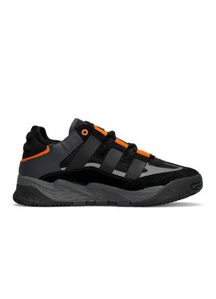 Мужские кроссовки adidas niteball hd black orange7 фото