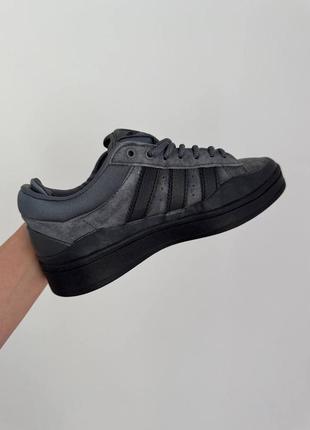 Кроссовки adidas campus x bad bunny grey/black4 фото