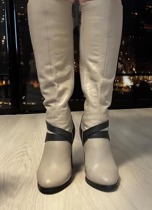 Сапоги зимние кожаные attizzare