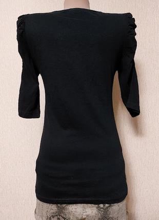 Красивая черная женская кофта, джемпер okay6 фото